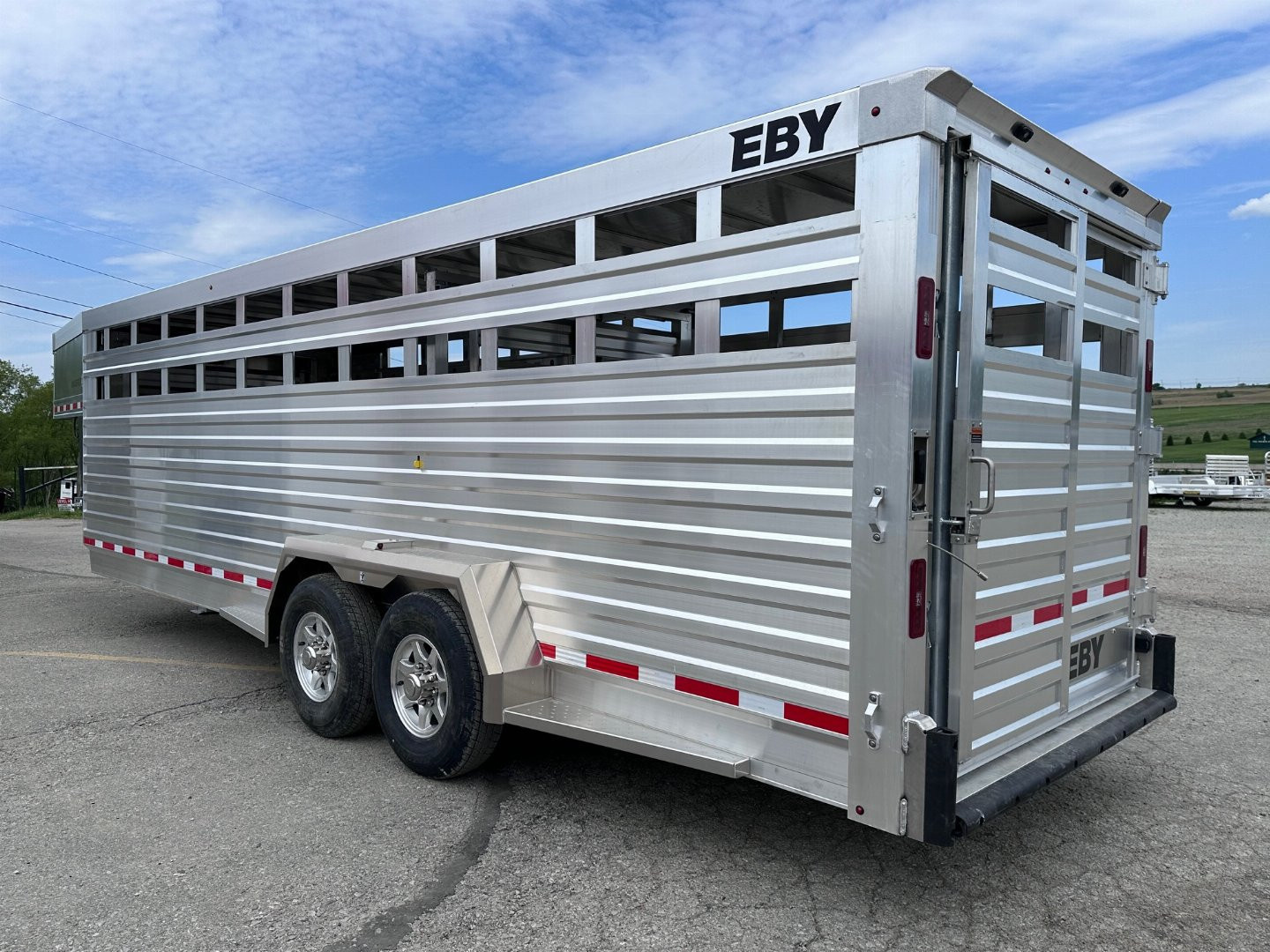 New 2026 EBY MAVERICK 24' Gooseneck Aluminum Stock Trailer w/ Rolling Gate (COMING NOV!!!)