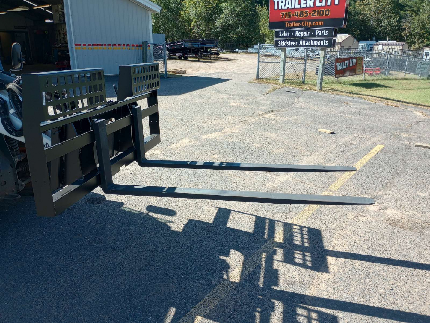 New 2025 Jenkins Iron and Steel 5'X5' Pallet Forks Attachment
