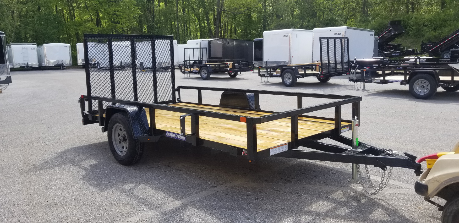 New 6 x 10 Sure-Trac Tube Top Utility Trailer 3k