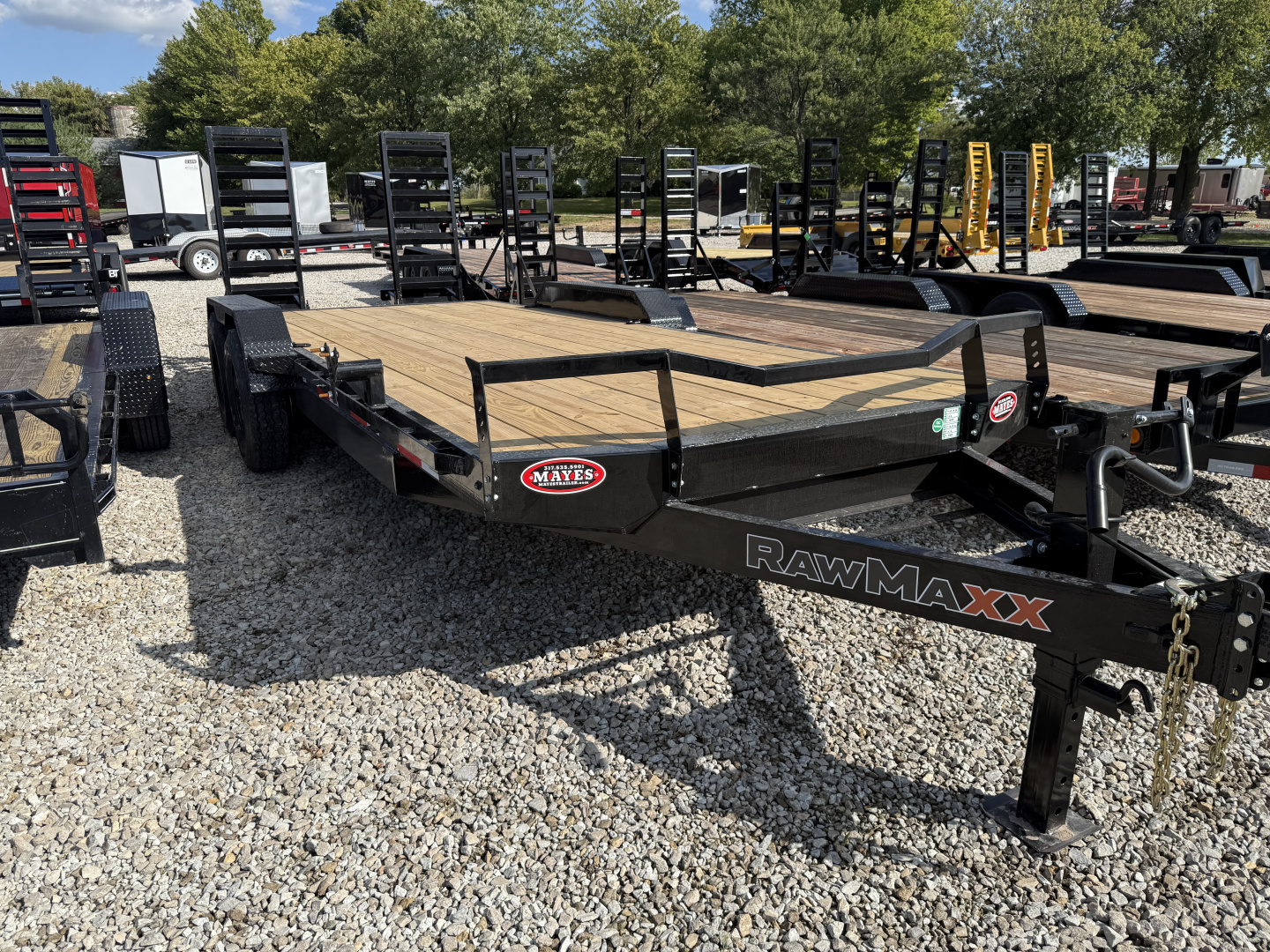 New 2026 RAWMAXX EQUIPMENT ECX20SP10K 83X20 TA CARHAULER (GVW:14000) JET BLACK