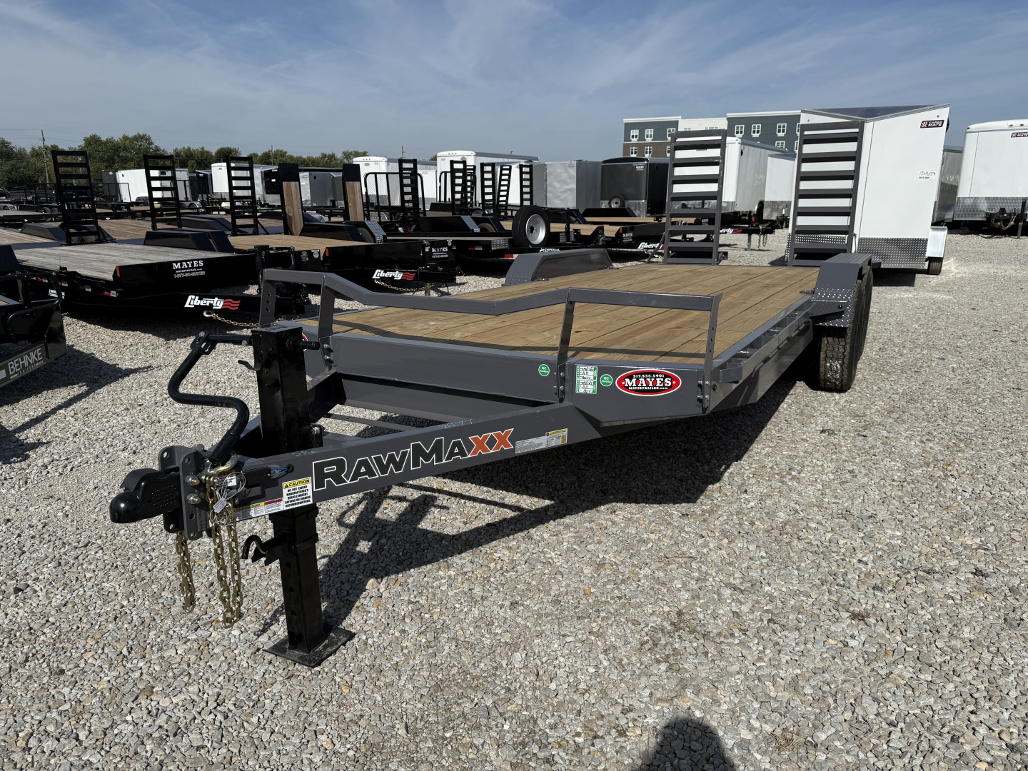 New 2026 RAWMAXX EQUIPMENT ECX20SP10K 83X20 TA CARHAULER (GVW:14000) SHADOW GRAY