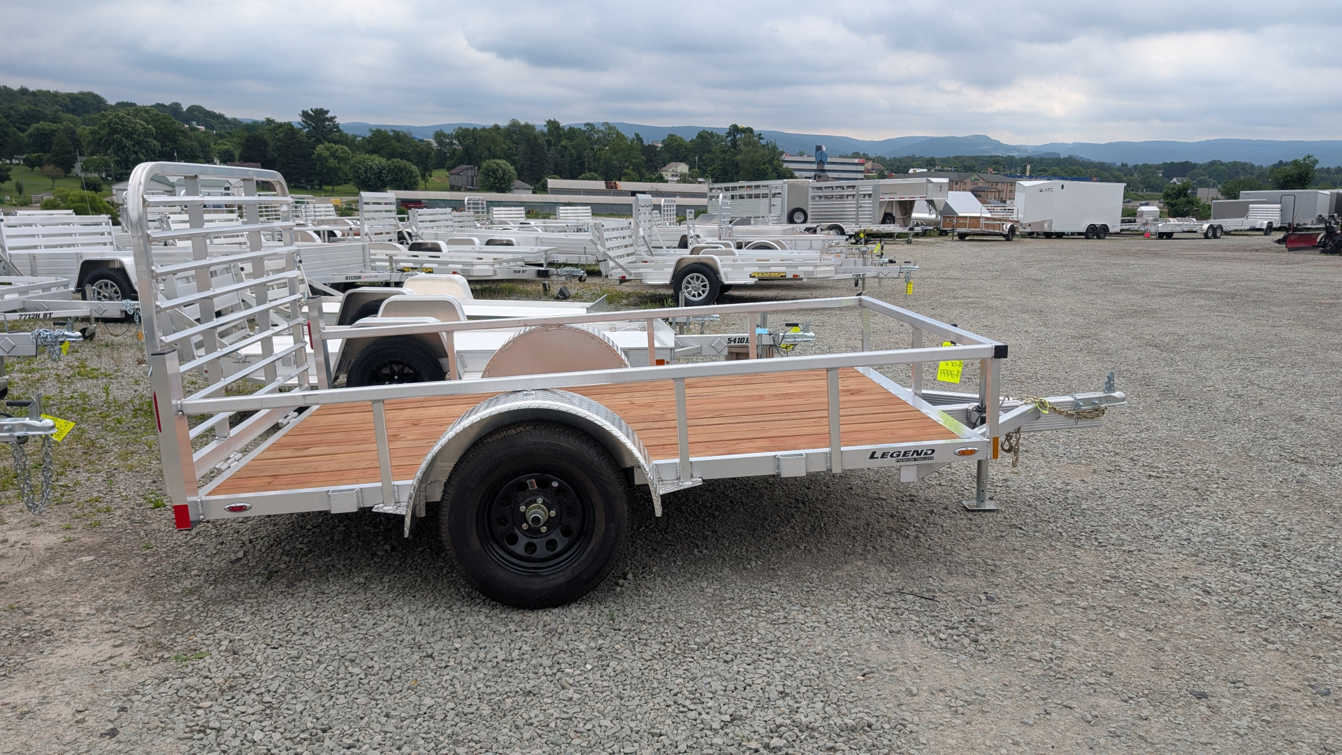 New 2026 LEGEND 5x10 Open Deluxe Utility Trailer