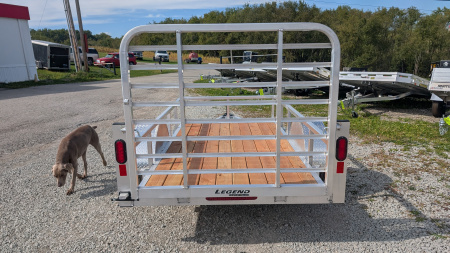 New 2026 LEGEND 5x10 Open Deluxe Utility Trailer