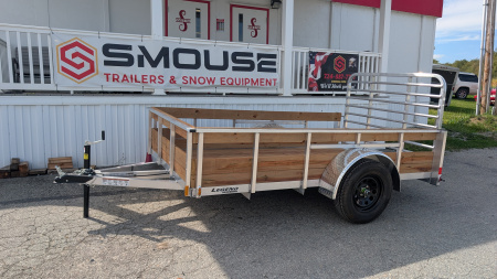 New 2026 Legend 6x10 Open Aluminum High Wood Side Trailer