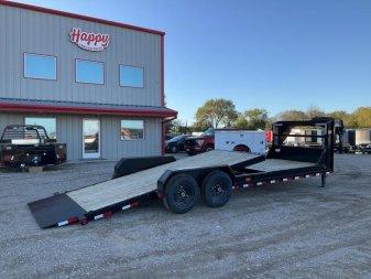 New 2026 PJ 83 x24' Gooseneck Equipment Tilt Trailer – T6