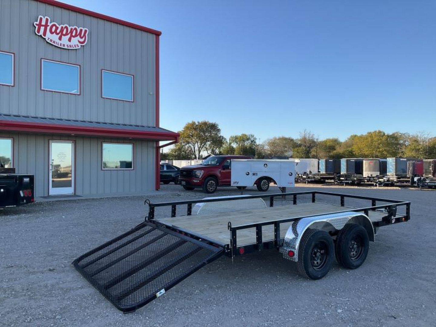 New 2026 PJ 83"x14' Tandem Axle Utility Trailer - UL