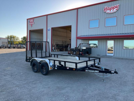 New 2026 PJ 83"x14' Tandem Axle Utility Trailer - UL