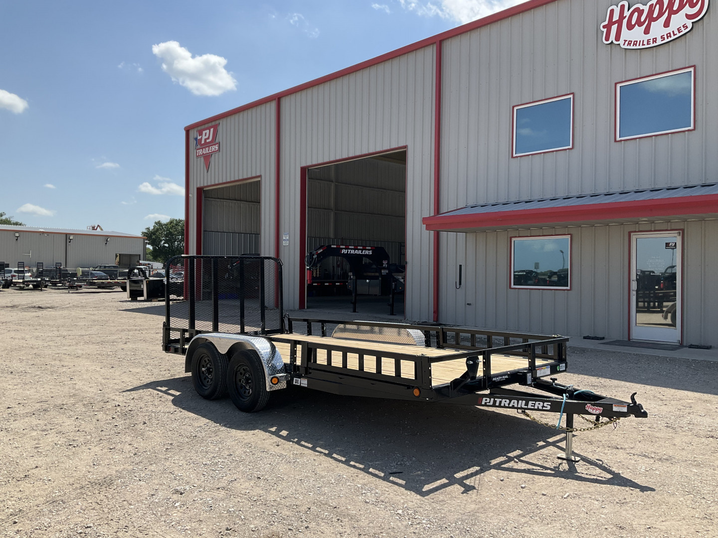 New 2026 PJ 83"x16' Tandem Axle Utility Trailer - UL