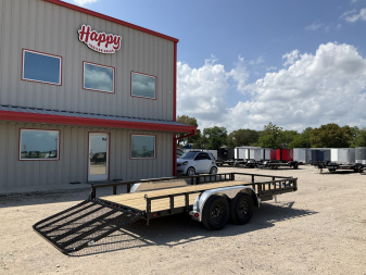 New 2026 PJ 83"x16' Tandem Axle Utility Trailer - UL