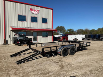 New 2026 PJ 83"x18' Tandem Axle Utility Trailer - UL
