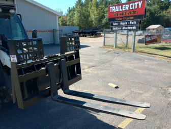 New 2025 Jenkins Iron and Steel 4'X4' Pallet Forks Attachment