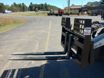 New 2025 Jenkins Iron and Steel 4'X4' Pallet Forks Attachment