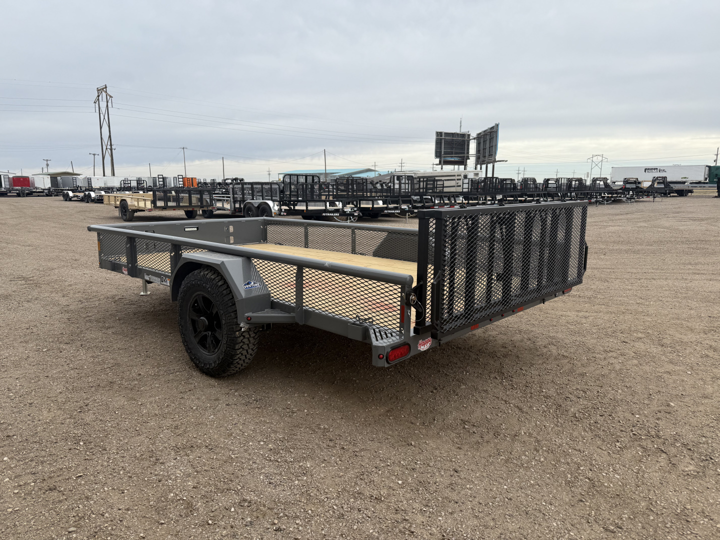 New 2026 Diamond C 77"x12' BP Venture Edition Utility Trailer - PSA135