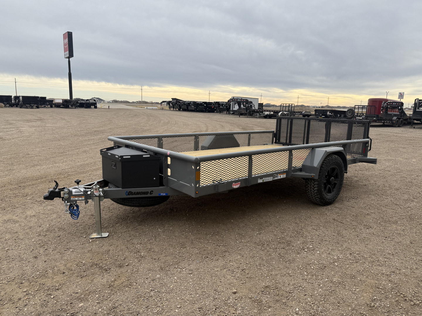 New 2026 Diamond C 77"x12' BP Venture Edition Utility Trailer - PSA135