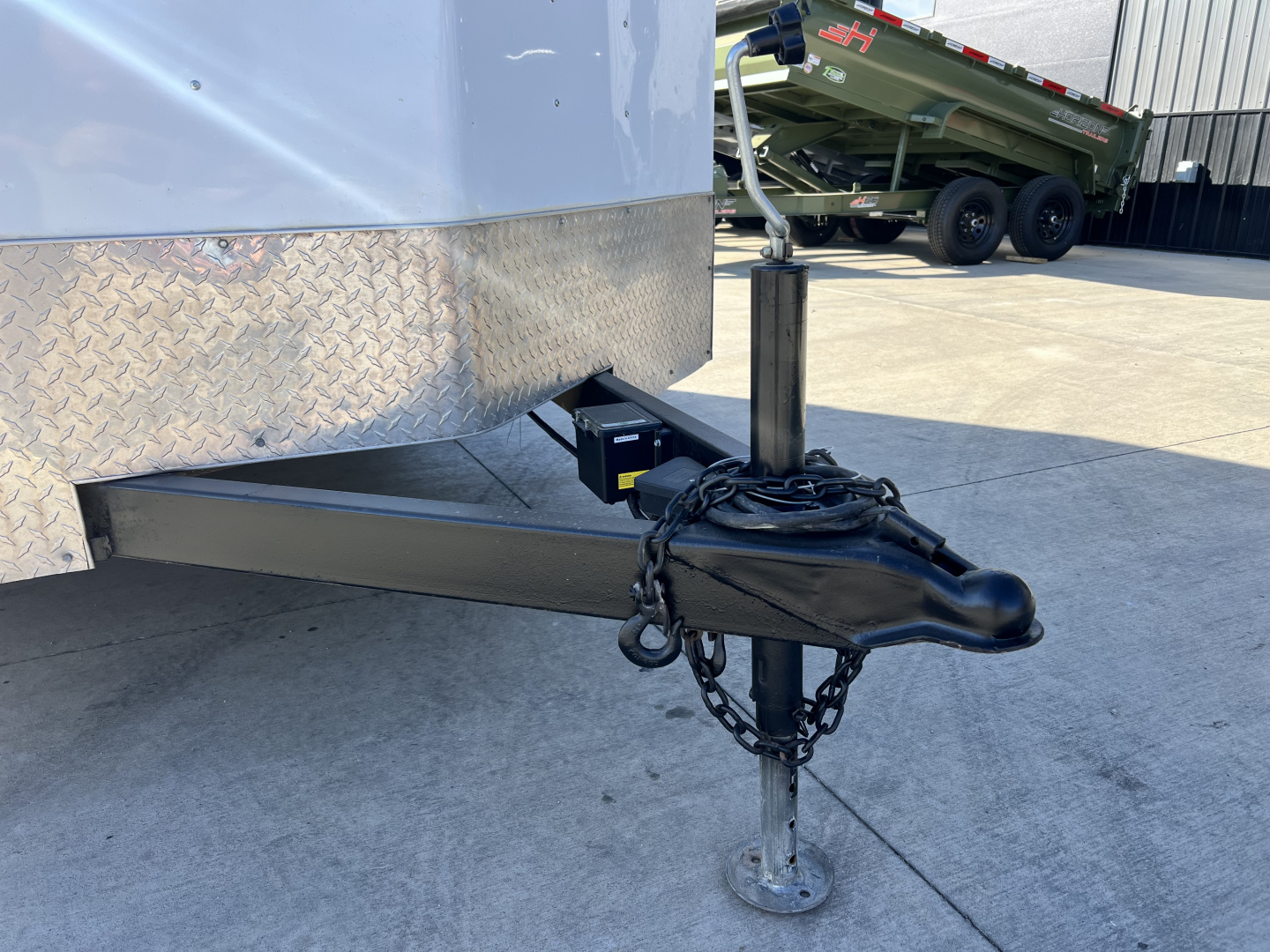 Used 2020 American Hauler 7x14 + V Enclosed Double Doors Cargo Trailer