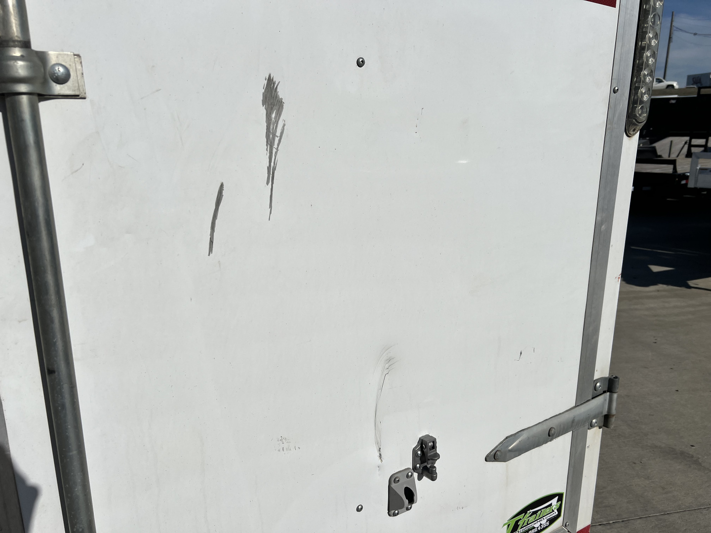 Used 2020 American Hauler 7x14 + V Enclosed Double Doors Cargo Trailer