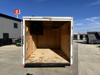 Used 2020 American Hauler 7x14 + V Enclosed Double Doors Cargo Trailer