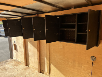 Used 2020 American Hauler 7x14 + V Enclosed Double Doors Cargo Trailer