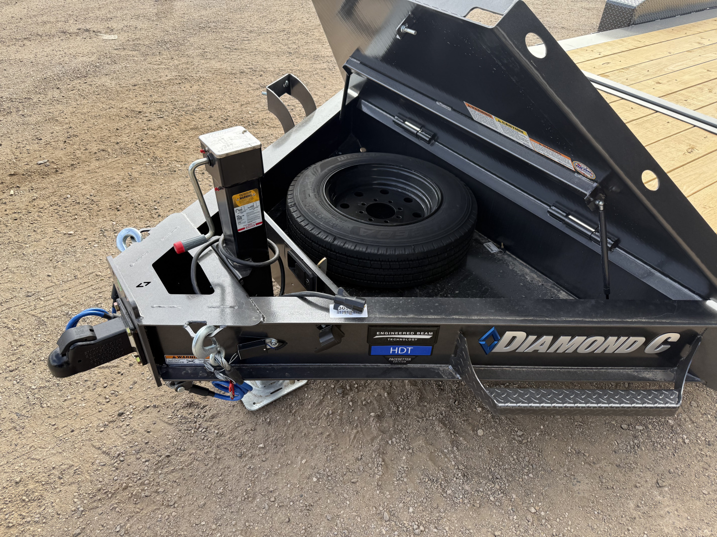 New 2026 Diamond C 80"x20' BP Hydraulically Dampened Tilt - HDT208 Pacesetter Edition