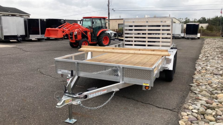 New 2026 Quality Steel and Aluminum 7x14 Utility Trailer