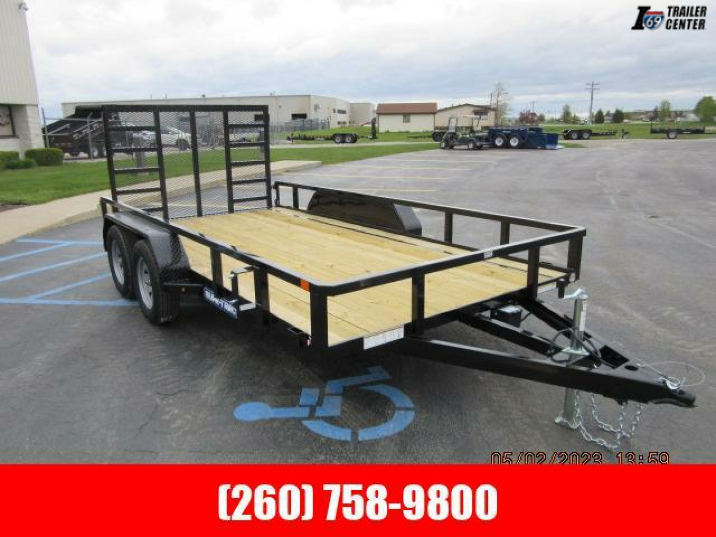 New 2024 Sure-Trac 7 x 16 Tube Top Utility Trailer  7K Tandem