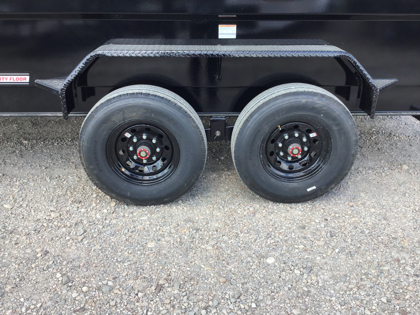 New 2026 PJ 83"x16' GN Tandem Axle Low Pro Telescopic Dump w/ 36" Sides – DT