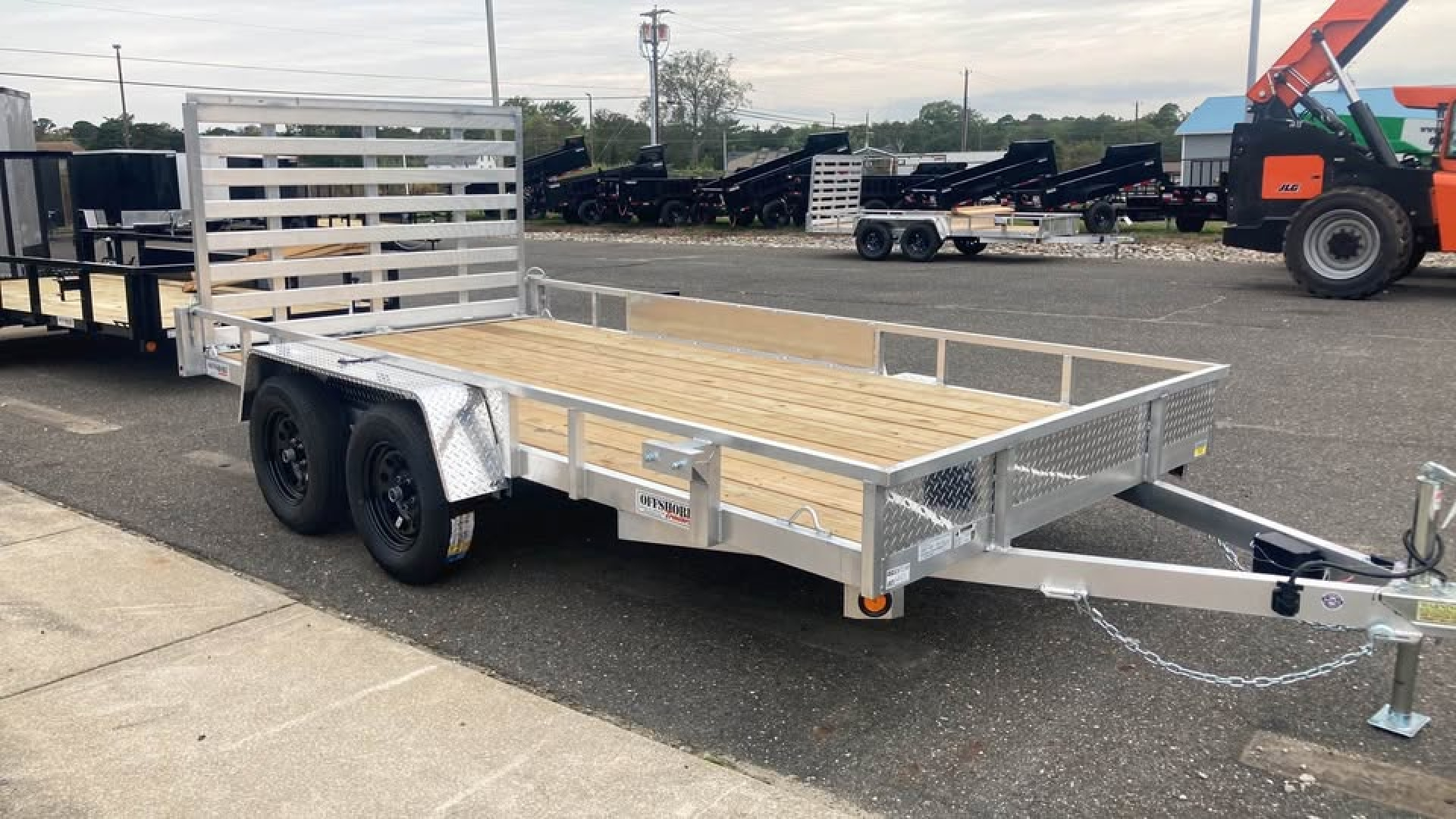 New 2026 Quality Steel and Aluminum 7x14 aluminum Utility Trailer