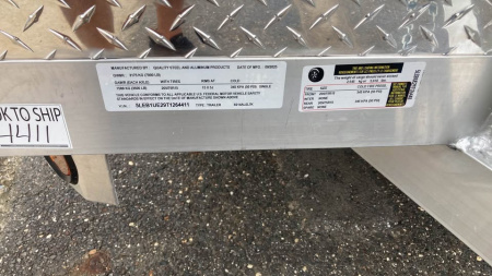 New 2026 Quality Steel and Aluminum 7x14 aluminum Utility Trailer
