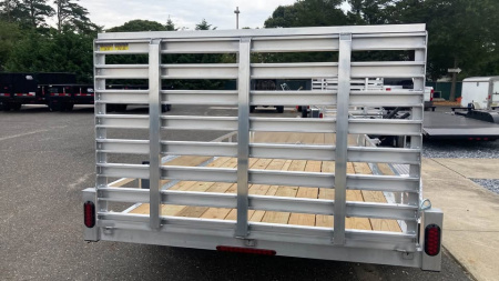 New 2026 Quality Steel and Aluminum 7x14 aluminum Utility Trailer