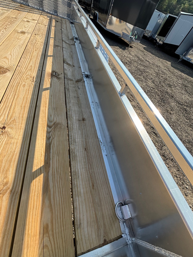 New 2026 Triumph 7X14 Aluminum Utility Trailer/ Bi-Fold Ramp - 7000GVW