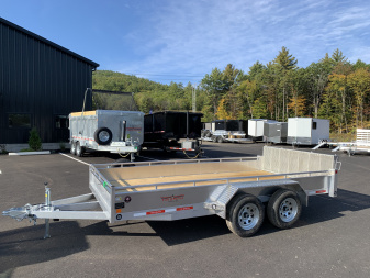 New 2026 Triumph 7X14 Aluminum Utility Trailer/ Bi-Fold Ramp - 7000GVW