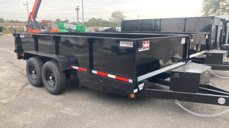 New 2026 Quality Steel and Aluminum 7x14 Dump Trailer
