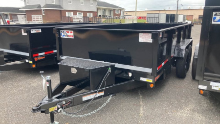 New 2026 Quality Steel and Aluminum 7x14 Dump Trailer
