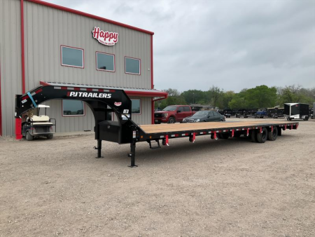 New 2026 PJ 102"x40' GN Low-Pro Flatbed w/ Duals - LD