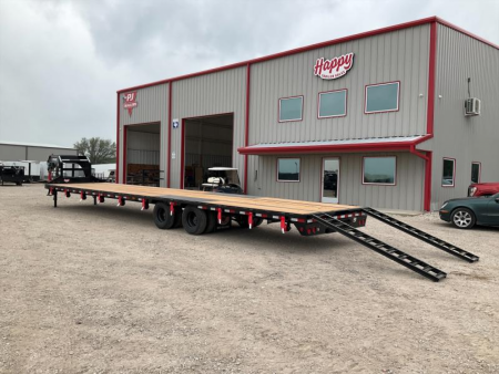 New 2026 PJ 102"x40' GN Low-Pro Flatbed w/ Duals - LD