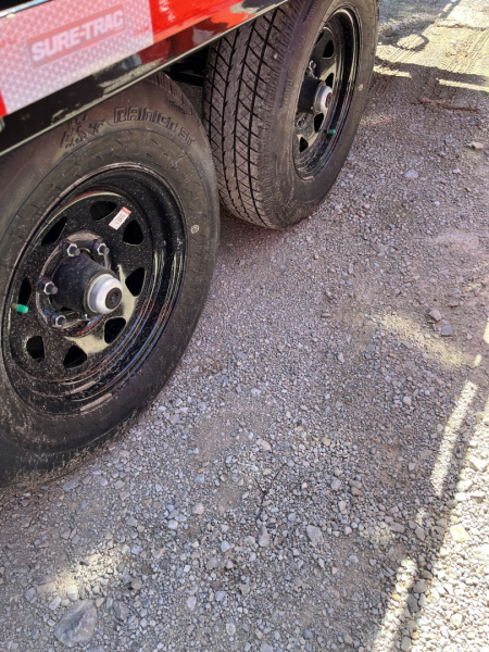 New 2026 Sure-Trac 102 x 16 FLAT DECKOVER 10K Deckover Trailer