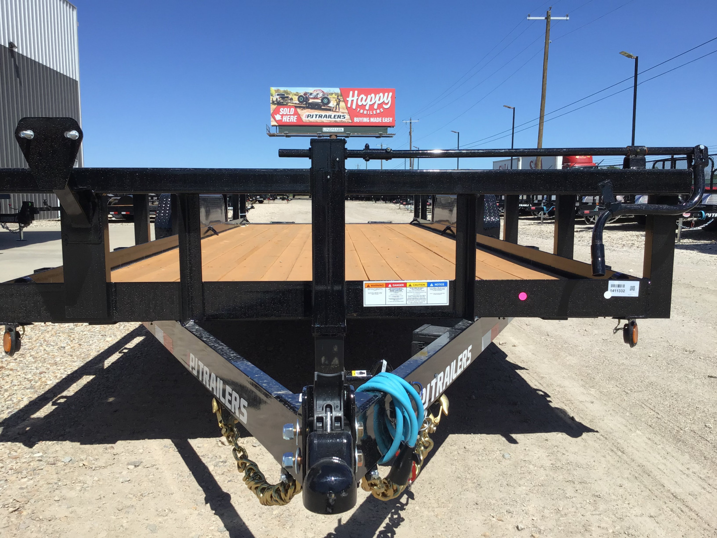 New 2026 PJ 83"x20' Angle Pipetop Trailer – P8