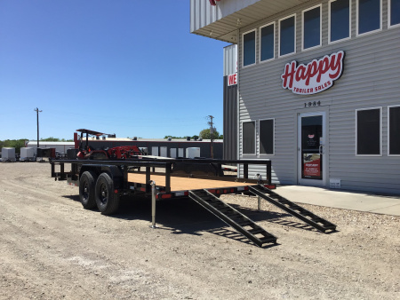 New 2026 PJ 83"x20' Angle Pipetop Trailer – P8