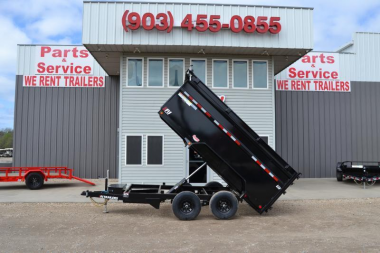 New 2026 PJ 72"x12' BP Tandem Axle Dump w/ 48" Sides – D3