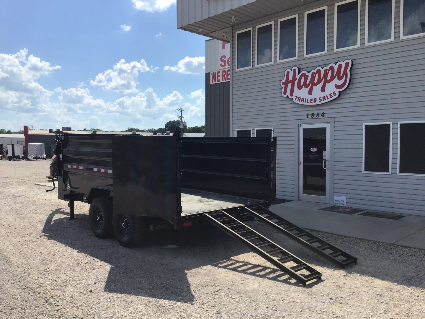 New 2026 PJ 83"x14' GN Tandem Axle Low Pro High Side Dump w/ 48" Sides – DM