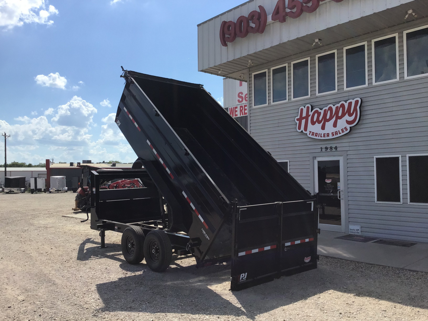 New 2026 PJ 83"x14' GN Tandem Axle Low Pro High Side Dump w/ 48" Sides – DM