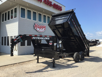 New 2026 PJ 83"x14' GN Tandem Axle Low Pro High Side Dump w/ 48" Sides – DM