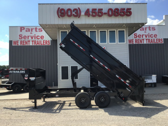 New 2026 PJ 83"x14' GN Tandem Axle Low Pro High Side Dump w/ 48" Sides – DM