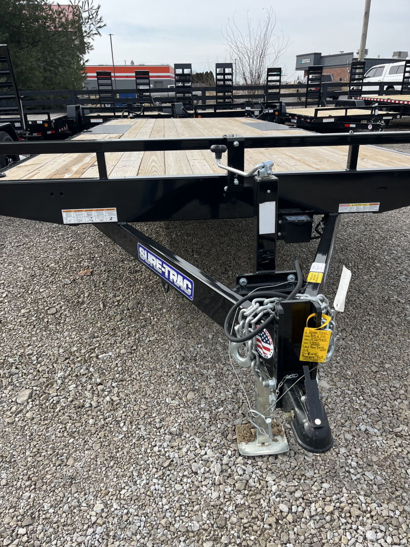 New 2026 Sure-Trac 8.5 X 20 LOW PROFILE Deckover Trailer