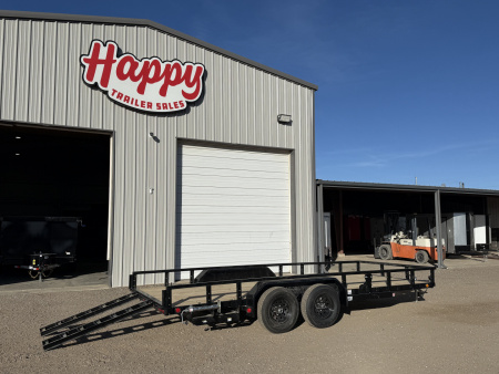 New 2026 PJ 83"x18' Tandem Axle Utility Trailer - UL