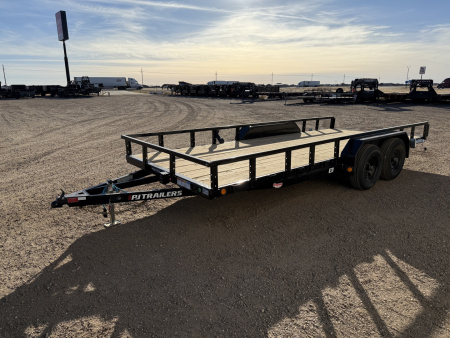 New 2026 PJ 83"x18' Tandem Axle Utility Trailer - UL