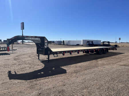New 2026 PJ 102"x40' GN Low-Pro Air-Ride Flatbed w/ Duals - LD