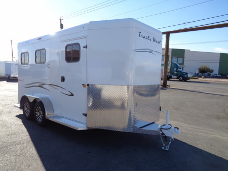 New 2026 Trails West Classic II 2H SL Horse Trailer w/ Warm Blood Package