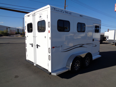 New 2026 Trails West Classic II 2H SL Horse Trailer w/ Warm Blood Package