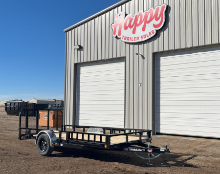 New 2026 PJ 77"x14' Single Axle Utility Trailer - U7